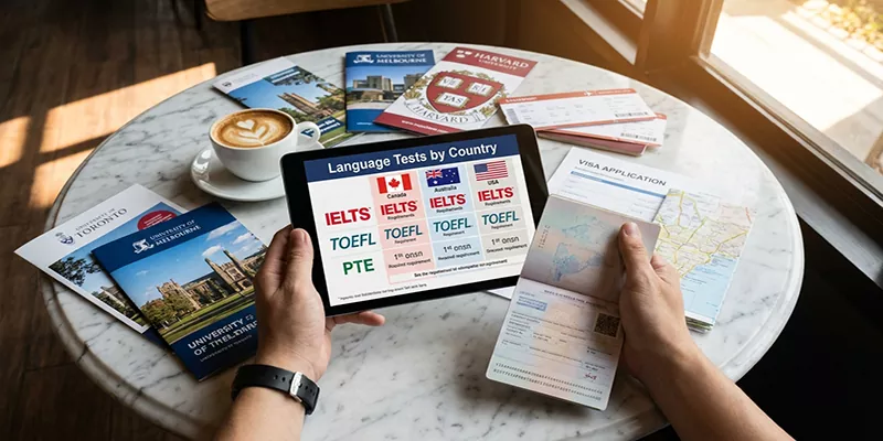 مقایسه آزمون های زبان از نظر هزینه و سختی